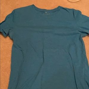 blue t-shirt